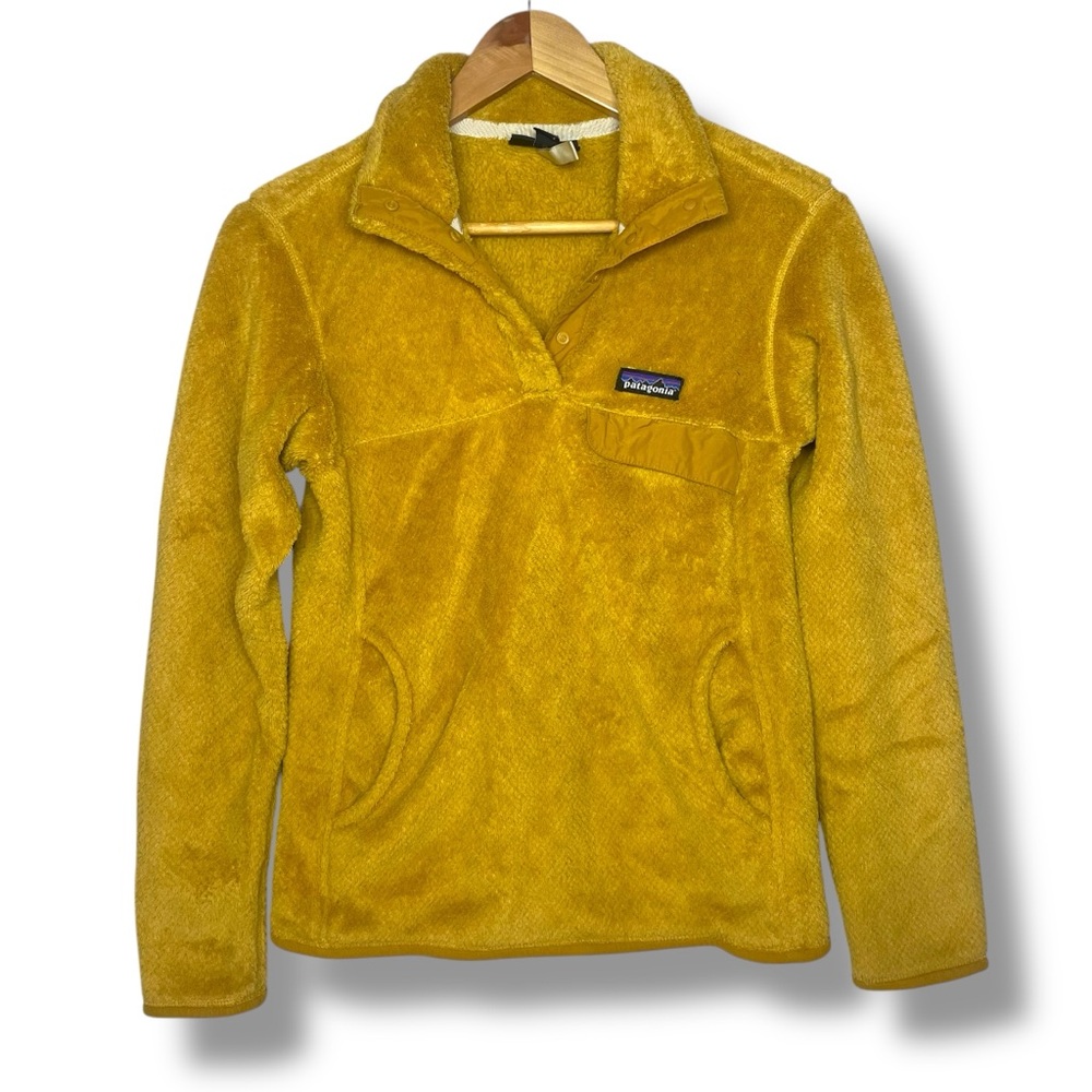 Patagonia Rare Re-Tool Snap-T Fleece Pullover Nectar Yellow Prairie Gold